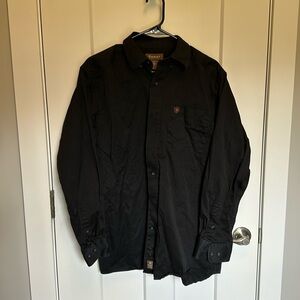 Ariat black dressy button up long sleeve shirt